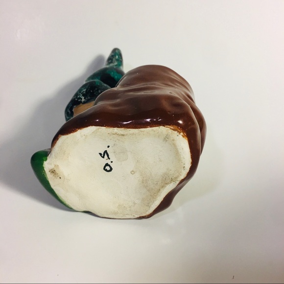 Vintage Ceramic Gnome Planter - Picture 5 of 6
